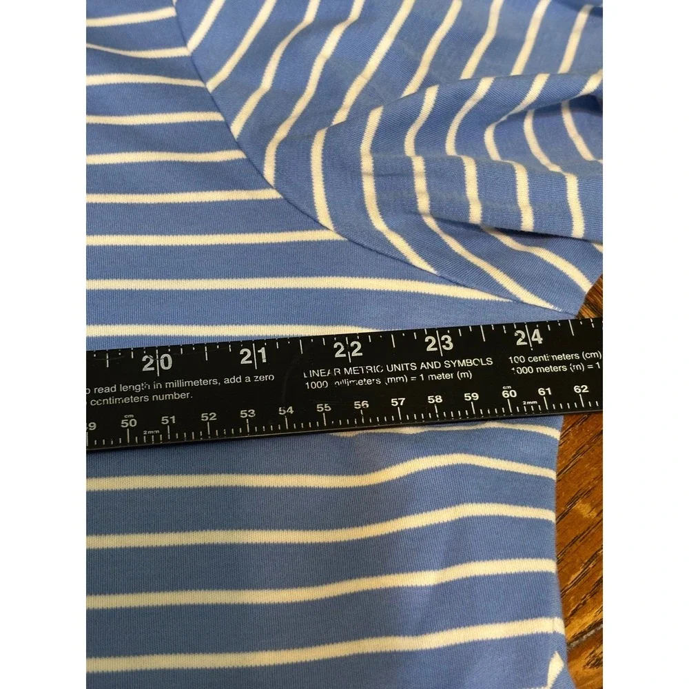 Polo Ralph Lauren Polo Shirt Men XL Blue Striped Short Sleeve Pima Soft Touch